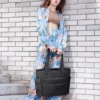 Women's Bag Large Capacity Solid Color Tote Bag Versatile Handbag for Commuter Work Student Class Shopping bag 3