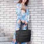 Women's Bag Large Capacity Solid Color Tote Bag Versatile Handbag for Commuter Work Student Class Shopping bag 3