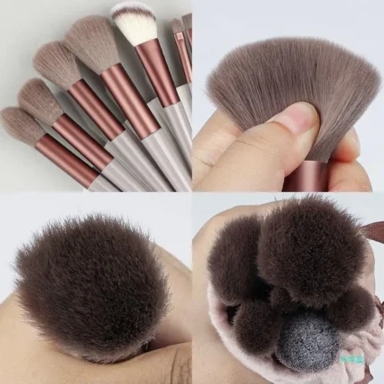 13pcs Makeup Brush Makeup Soft Hair Fiber Brush Beginner Eye Shadow Brush Powder Concealer Brush Tool 2