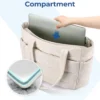 Women's Bag Large Capacity Solid Color Tote Bag Versatile Handbag for Commuter Work Student Class Shopping bag 5