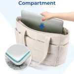 Women's Bag Large Capacity Solid Color Tote Bag Versatile Handbag for Commuter Work Student Class Shopping bag 5