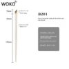 Upgrade Blade Eyeliner Brush Ultra Thin Fine Angle Flat Eyebrow Brush Under The Eye Makeup Brushes Precise Detail Brush white 6