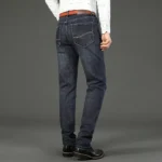 Wthinlee New Business Men's Jeans Casual Straight Stretch Fashion Denim Trousers Male Brand Clothing 5