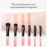 Natural Eye Makeup Brushes Set Eyeshadow Brush Eyebrow Contour Eyeliner Brush Women Eyes Cosmetic Blending Detail Make Up Tools 5