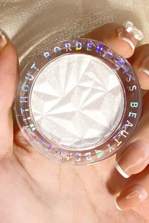 2 Colors Diamond Highlighter Powder Palette Glitter Face Contour Brighten Makeup Shimmer Ultra-concentrated Illuminate Cosmetic