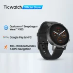 Ticwatch E3 Wear OS Smartwatch Snapdragon 4100 8GB ROM IP68 Waterproof Google Pay iOS and Android Compatible