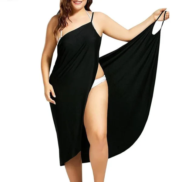 Femme Dress For Women Sling Beach Dresses Sarong Cover Up Warp Pareo Backless Cross Swimwear 4