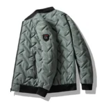 Autumn/Winter New Men's Cotton Coat Jacket 2025 Trendy Stand Collar Lightweight Warm TheFashionFever 5