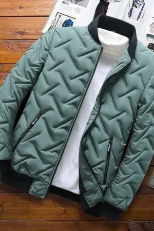 Autumn/Winter New Men's Cotton Coat Jacket 2025 Trendy Stand Collar Lightweight Warm TheFashionFever