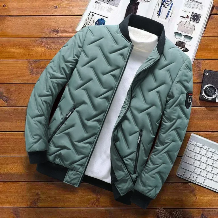 Autumn/Winter New Men's Cotton Coat Jacket 2025 Trendy Stand Collar Lightweight Warm TheFashionFever