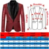 Shiny Gold Sequin Glitter Embellished Blazer Jacket Men Nightclub Prom Suit Coats Mens Costume Homme Stage Clothes For singers 6
