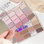 JUJu 16-color eye shadow matte pearl light flash low saturated earth color daily makeup eye shadow 6