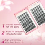 32Rows Eyeslashes Extension Personal Professional Individual Cluster Grafting Wholesale Eyelash Large Capacity Flowerknow Makeup 4