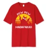 Pew Pew Madafakas Cat With Two Guns Printing Men T Shirts 4