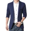 Men's Casual Blazer 2025 Autumn New Fashion Slim Business Suit Coat Gentleman 2