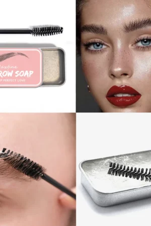 Waterproof Transparent Eyebrow Soap Long-Lasting Natural Wild Brow Styling Eyebrow Makeup