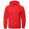 Solid Color Men Hoodies Fleece Warm 3