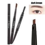 2 in 1 Eyebrow pencil professional Cosmetics makeup for women 5 Colors Waterproof Eyebrow Tattoo brush Long Lasting eyebrow pen 3