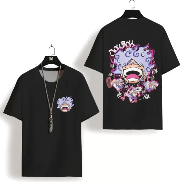 One Piece Anime Graphic Tee | Men's 3D Print T-Shirt | Casual Short Sleeve | Oversized Street Style 2