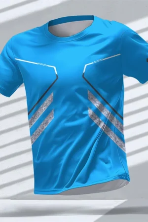 Breathable 3D Print Sports T-Shirt | Quick-Dry 2