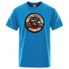 Men's Full Throttle Cafe Racer Rockabilly Biker T-Shirt | Casual Short Sleeve Cotton Tee | Summer Fashion 4
