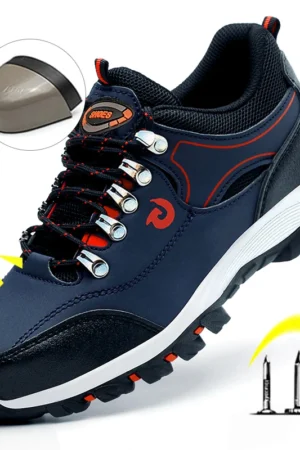 Heavy Duty Steel Toe Work Boots | Men's Safety Shoes | Puncture-Proof & Comfortable