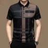 Men's Polo T-Shirt | Pattern Print | Short Sleeve | Business Casual Summer Top 4