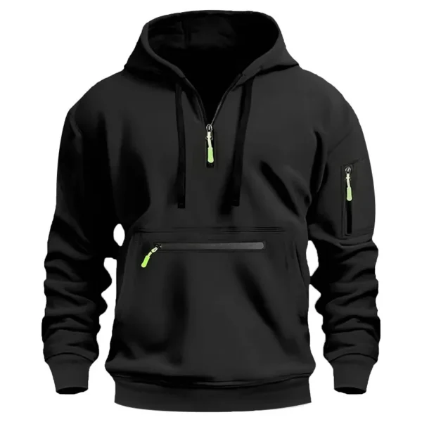 Men's Long Sleeve Hoodie | Casual Sports Pullover | Arm Pocket | Spring/Autumn Fashion 5