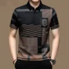 Men's Polo T-Shirt | Pattern Print | Short Sleeve | Business Casual Summer Top 6