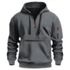 Men's Long Sleeve Hoodie | Casual Sports Pullover | Arm Pocket | Spring/Autumn Fashion 4