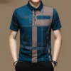Men's Polo T-Shirt | Pattern Print | Short Sleeve | Business Casual Summer Top 3