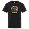 Men's Full Throttle Cafe Racer Rockabilly Biker T-Shirt | Casual Short Sleeve Cotton Tee | Summer Fashion 3