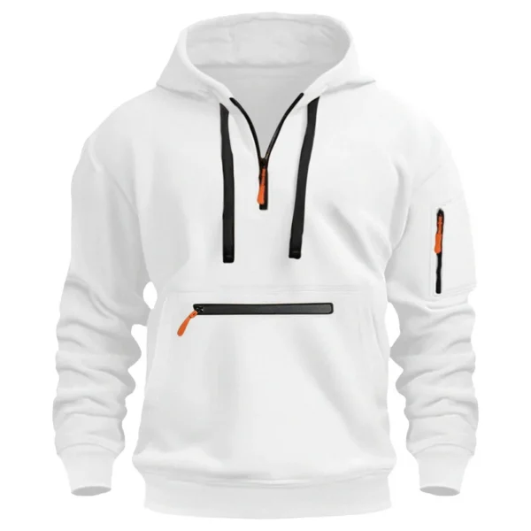 Men's Long Sleeve Hoodie | Casual Sports Pullover | Arm Pocket | Spring/Autumn Fashion 2