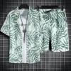 Men's Quick Dry Hawaiian Shirt and Shorts Set - 2-Piece Beach Outfit - Summer Fashion 4
