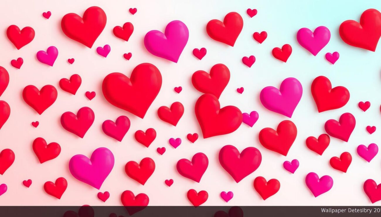 heart pattern desktop wallpaper