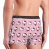 Hello Kitty Pattern Cartoon Boxer Shorts Panties Printed Underwear Quilt Underpants Men Sanrio Comfortable Boxers Briefs 4