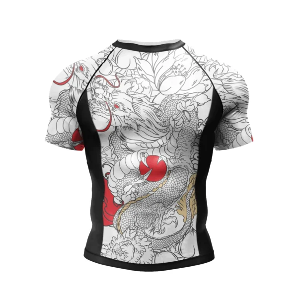 Custom Tattoo Long Sleeve Compression T-Shirt | Men’s Performance Rashguard for Gym & Martial Arts 4