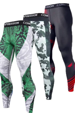Men’s Compression Pants – Performance Training Leggings for Gym, Running & Sports