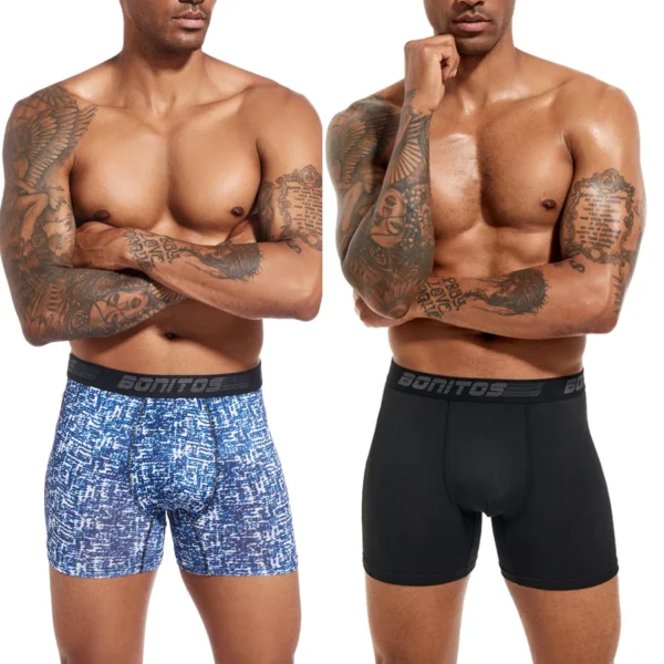 5pcs Pack 2025 Men Panties Polyester Underwear Male Brand Boxer And Underpants For Homme Lot Luxury Set Sexy Shorts Gift Slip 5