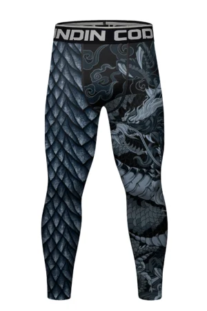 Cody Lundin Jiu Jitsu Compression Leggings – Men’s Stappling Tights for BJJ, No Gi, Gym & Fitness 2