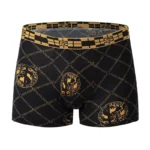 5 /10 Pack Men's Black Gold Printed Boxer Underwear Comfortable And Versatile Plus Size Sexy Young Men's Leisure Sports Beach sh 5