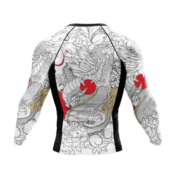 Custom Tattoo Long Sleeve Compression T-Shirt | Men’s Performance Rashguard for Gym & Martial Arts 3