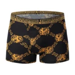5 /10 Pack Men's Black Gold Printed Boxer Underwear Comfortable And Versatile Plus Size Sexy Young Men's Leisure Sports Beach sh 4