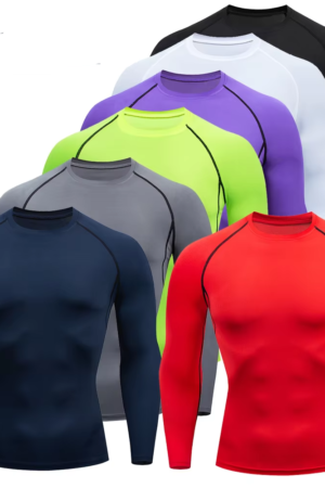 2pcs Men Compression Sportswear Suit GYM Tight Sports Yoga Sets 2