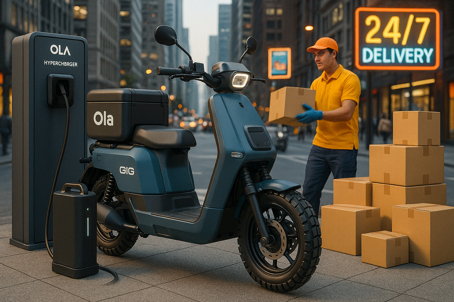 Ola Gig Electric Scooter: Price, Range, Features, and Why It’s Ideal for Delivery Riders